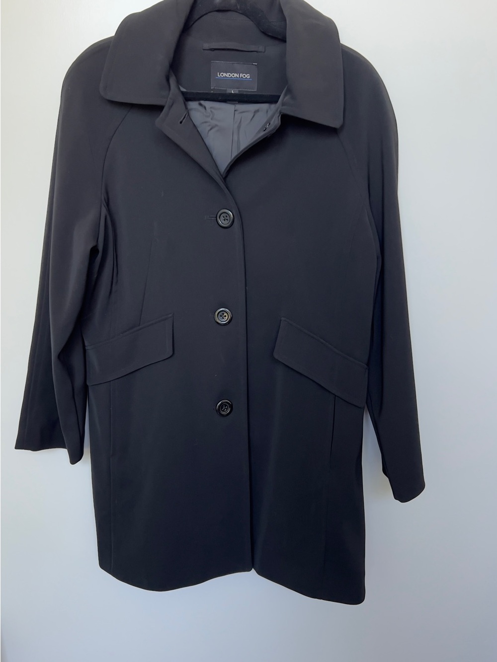 London Fog Women's black Coat/ raincoat